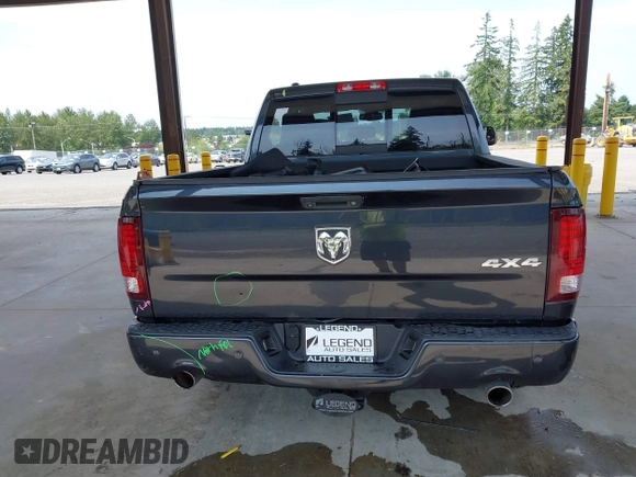 2015 Ram 1500 Sport with VIN 1C6RR7MT1FS508640, listed as a IAAI auction lot 42565679 with 93,810 mi miles and . Bid and sale history available at DreamBid. Image 17.