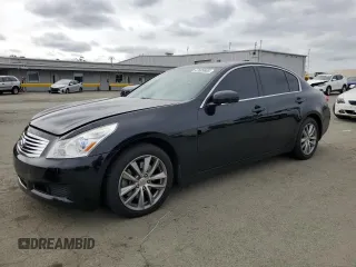 2007 Infiniti G35 Sport with VIN JNKBV61E77M726852, listed as a Copart auction lot 47409805 with 107,188 mi miles and Salvage Title. Bid and sale history available at DreamBid. Image 1.