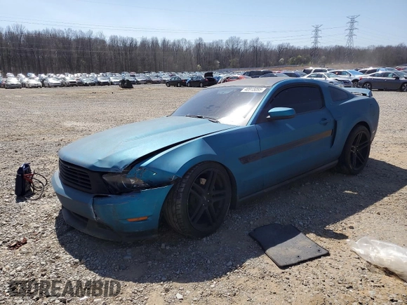 2012 Ford Mustang GT Premium with VIN 1ZVBP8CF7C5248558, listed as a Copart auction lot 48915095 with 131,044 mi miles and Clean Title. Bid and sale history available at DreamBid. Image 1.