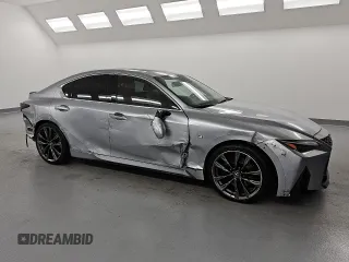 2023 Lexus IS 350 F Sport with VIN JTHGZ1B25P5068895, listed as a Copart auction lot 53993475 with 24,750 mi miles and Clean title. Bid and sale history available at DreamBid. Image 4.