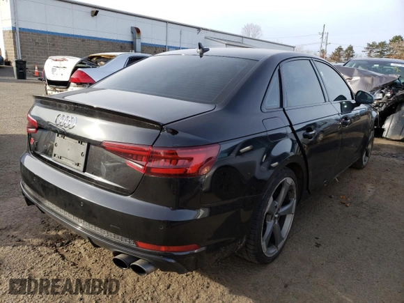 2018 Audi S4 Premium Plus with VIN WAUB4AF4XJA019256, listed as a Copart auction lot 75313593 with 71,826 mi miles. Bid and sale history available at carsss.com. Image 3.