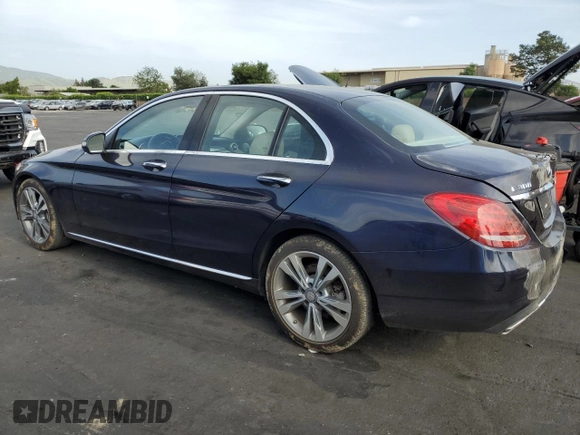 2016 Mercedes-Benz C 300 with VIN 55SWF4JB7GU140184, listed as a Copart auction lot 54410685 with 35,234 mi miles and Salvage Title. Bid and sale history available at carsss.com. Image 2.