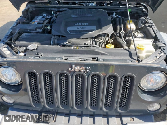 2017 Jeep Wrangler Unlimited Sport with VIN 1C4BJWDG7HL607071, listed as a Copart auction lot 63699585 with Not provided miles and Salvage title. Bid and sale history available at DreamBid. Image 12.