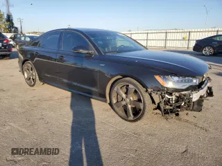 2014 Audi S6 Prestige with VIN WAUF2AFC7EN105279, listed as a Copart auction lot 43951535 with 92,685 mi miles and Salvage Title. Bid and sale history available at carsss.com. Image 4.