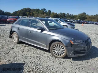 2016 Audi A3 e-tron Premium with VIN WAUUPBFF3GA091741, listed as a Copart auction lot 76107364 with 106,004 mi miles and Salvage Title. Bid and sale history available at carsss.com. Image 4.