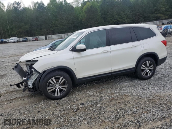 2018 Honda Pilot EX-L with VIN 5FNYF6H54JB055090, listed as a Copart auction lot 53919275 with 82,425 mi miles and Salvage Title. Bid and sale history available at DreamBid. Image 1.