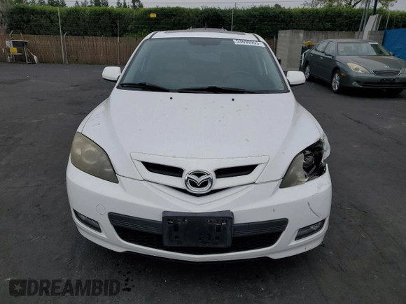2008 Mazda 3 S GT with VIN JM1BK344X81163665, listed as a Copart auction lot 53690955 with 184,056 mi miles and Salvage Title. Bid and sale history available at DreamBid. Image 5.