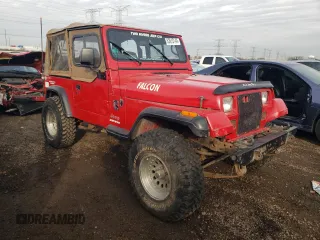 1995 Jeep Wrangler S with VIN 1J4FY19P5SP286022, listed as a Copart auction lot 82615144 with 194,475 mi miles and Clean Title. Bid and sale history available at carsss.com. Image 4.
