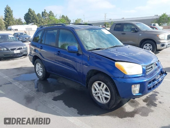 2003 Toyota RAV4 with VIN JTEGH20V630113868, listed as a IAAI auction lot 42091639 with 167,781 mi miles. Bid and sale history available at carsss.com. Image 1.