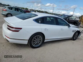 2024 Genesis G80 2.5T z VIN KMTGB4SC4RU239632, wystawiony jako Copart lot #86568784 z przebiegiem 537 mil mil oraz Szkoda całkowita • Salvage title. Historia ofert i sprzedaży dostępna na DreamBid. Obrazek 3.