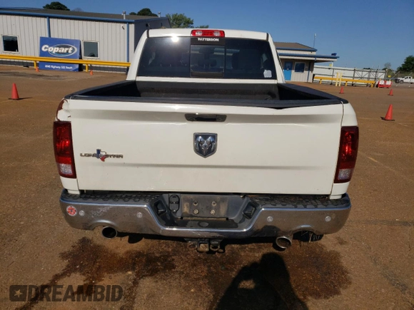 2016 Ram 1500 Lone Star with VIN 1C6RR6LTXGS376233, listed as a Copart auction lot 52727365 with 122,129 mi miles and Salvage Title. Bid and sale history available at carsss.com. Image 6.