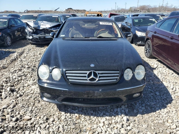 2004 Mercedes-Benz CL-Class with VIN WDBPJ75J84A042243, listed as a Copart auction lot 47954505 with 0 mi miles and Salvage Title. Bid and sale history available at carsss.com. Image 5.