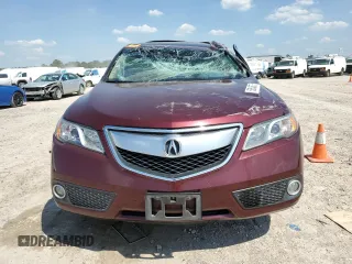 2015 Acura RDX Tech Pkg with VIN 5J8TB3H59FL010396, listed as a Copart auction lot 50543675 with 91,501 mi miles and Salvage Title. Bid and sale history available at carsss.com. Image 5.