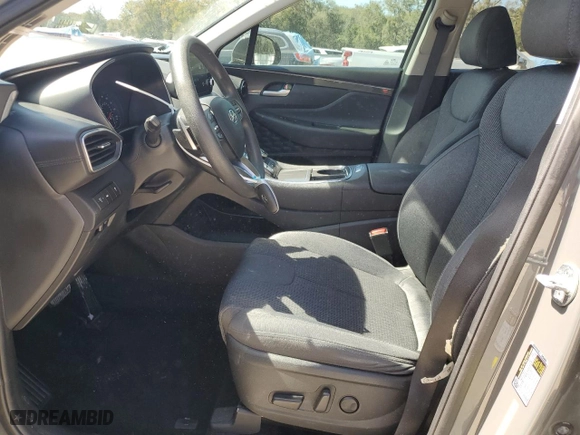 2022 Hyundai Santa Fe SEL with VIN 5NMS24AJ3NH446832, listed as a Copart auction lot 47187255 with 18,525 mi miles and Non Repairable. Bid and sale history available at carsss.com. Image 7.