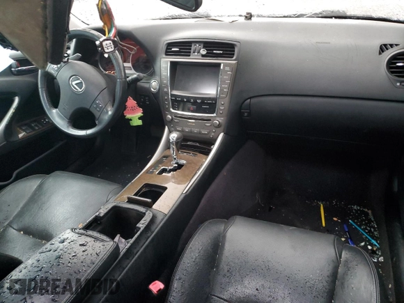 2010 Lexus IS 350 with VIN JTHBE5C27A5023928, listed as a Copart auction lot 53799825 with Not Provided miles and Salvage Title. Bid and sale history available at DreamBid. Image 8.