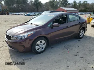 2018 Kia Forte LX with VIN 3KPFK4A71JE272900, listed as a Copart auction lot 52948705 with 42,342 mi miles and Salvage Title. Bid and sale history available at carsss.com. Image 1.