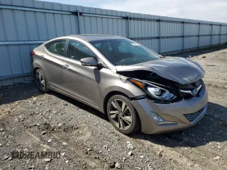 2014 Hyundai Elantra Limited z VIN 5NPDH4AEXEH477637, wystawiony jako Copart lot #52564715 z przebiegiem 131 561 mil mil oraz Szkoda całkowita • Salvage title. Historia ofert i sprzedaży dostępna na DreamBid. Obrazek 4.