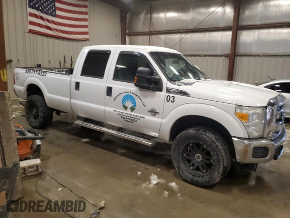 2015 Ford F-350 XL with VIN 1FT7W3BT2FEB84021, listed as a Copart auction lot 50118145 with 349,432 mi miles and Non Repairable. Bid and sale history available at DreamBid. Image 4.