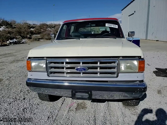 1991 Ford Bronco Custom with VIN 1FMEU15H3MLA74981, listed as a Copart auction lot 45607655 with 267,571 mi miles and Salvage Title. Bid and sale history available at carsss.com. Image 12.