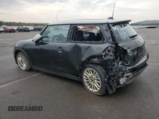 2025 MINI Hardtop Cooper S with VIN WMW23GD0XS2W26775, listed as a Copart auction lot 52383765 with 36 mi miles and Salvage Title. Bid and sale history available at DreamBid. Image 2.