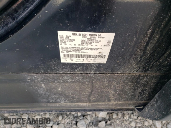 2016 Ford Explorer Limited with VIN 1FM5K8F83GGC97869, listed as a Copart auction lot 52881545 with 124,424 mi miles and Salvage Title. Bid and sale history available at DreamBid. Image 13.