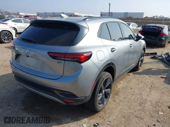 2023 Buick Envision Essence with VIN LRBFZNR41PD036719, listed as a IAAI auction lot 41531120 with 35,035 mi miles. Bid and sale history available at carsss.com. Image 4.