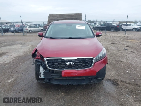 2020 Kia Sorento LX V6 with VIN 5XYPG4A52LG669865, listed as a IAAI auction lot 41897963 with 83,483 mi miles. Bid and sale history available at carsss.com. Image 13.