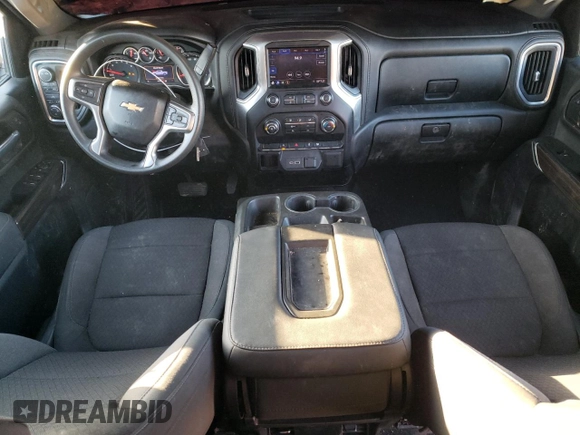 2020 Chevrolet Silverado 1500 LT with VIN 1GCRYDED3LZ135203, listed as a Copart auction lot 48203185 with 50,589 mi miles and Salvage Title. Bid and sale history available at carsss.com. Image 8.