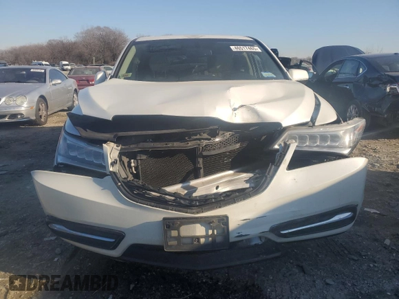 2014 Acura MDX z VIN 5FRYD4H26EB038859, wystawiony jako Copart lot #46517465 z przebiegiem 179 339 mil mil oraz Szkoda całkowita • Salvage title. Historia ofert i sprzedaży dostępna na DreamBid. Obrazek 5.