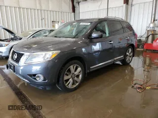 2014 Nissan Pathfinder S z VIN 5N1AR2MM9EC707327, wystawiony jako Copart lot #56623035 z przebiegiem 125 483 mil mil oraz Nie do naprawy • Non repairable. Historia ofert i sprzedaży dostępna na DreamBid. Obrazek 1.