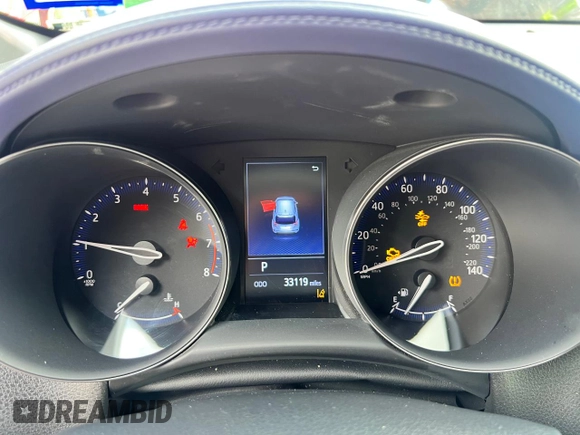 2021 Toyota C-HR LE with VIN JTNKHMBX0M1098199, listed as a Copart auction lot 56197565 with 33,119 mi miles and Salvage Title. Bid and sale history available at DreamBid. Image 9.