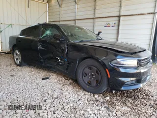 2019 Dodge Charger Police with VIN 2C3CDXAT2KH592510, listed as a Copart auction lot 47038855 with 79,147 mi miles and Salvage title. Bid and sale history available at DreamBid. Image 4.