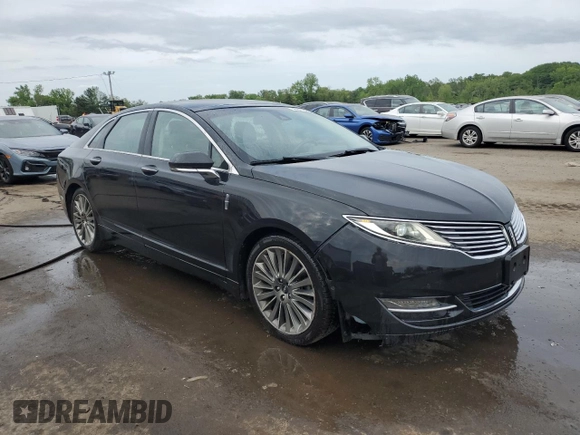 2013 Lincoln MKZ with VIN 3LN6L2JK1DR807478, listed as a Copart auction lot 56911525 with 105,827 mi miles and Salvage title. Bid and sale history available at DreamBid. Image 4.