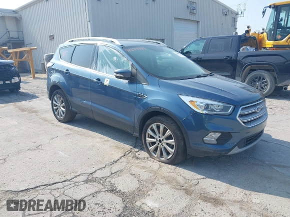 2018 Ford Escape Titanium z VIN 1FMCU0J91JUC00941, wystawiony jako IAAI lot #42679897 z przebiegiem 110 884 mil mil oraz . Historia ofert i sprzedaży dostępna na DreamBid. Obrazek 1.