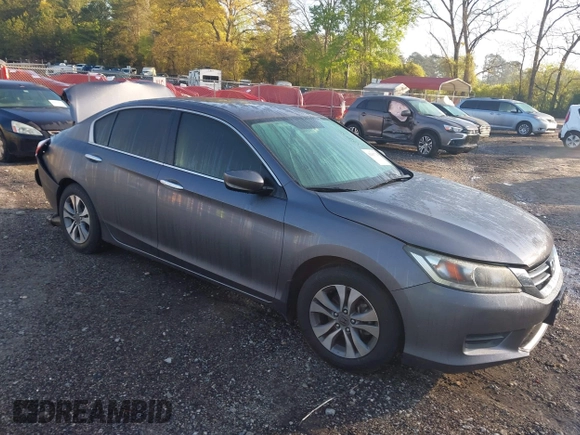 2014 Honda Accord LX with VIN 1HGCR2F36EA278713, listed as a IAAI auction lot 42017720 with 219,661 mi miles and . Bid and sale history available at carsss.com. Image 1.