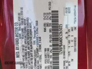 2012 Ford Mustang Premium с VIN 1ZVBP8AM0C5265025, выставлен на аукционе Copart как лот 59537985 с пробегом 101 435 миль миль и Списание • Salvage title. История ставок и продаж доступна на DreamBid. Изображение 13.