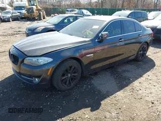 2012 BMW 5 Series 528i xDrive with VIN WBAXH5C5XCDW02071, listed as a IAAI auction lot 41831852 with 999,999 mi miles. Bid and sale history available at carsss.com. Image 2.