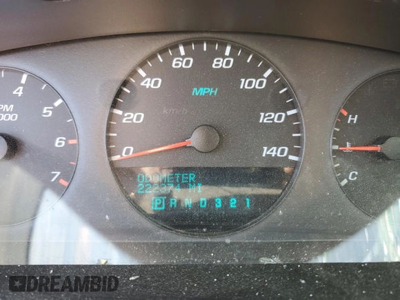 2006 Chevrolet Impala LS with VIN 2G1WB58KX69329819, listed as a Copart auction lot 75569454 with 222,374 mi miles and Salvage Title. Bid and sale history available at DreamBid. Image 9.