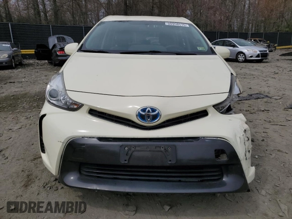 2016 Toyota Prius v Two with VIN JTDZN3EU4GJ052404, listed as a Copart auction lot 50958515 with 221,170 mi miles and Salvage Title. Bid and sale history available at carsss.com. Image 5.