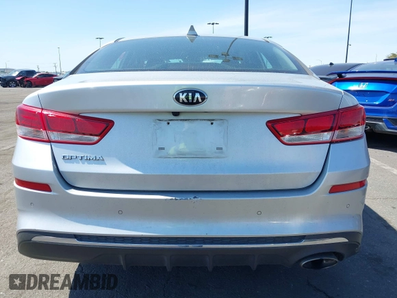 2019 Kia Optima LX with VIN 5XXGT4L3XKG355357, listed as a IAAI auction lot 41835587 with 70,802 mi miles. Bid and sale history available at carsss.com. Image 16.