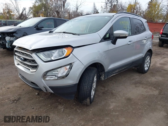 2018 Ford EcoSport SE with VIN MAJ6P1UL8JC190197, listed as a IAAI auction lot 40958854 with 17,584 mi miles. Bid and sale history available at carsss.com. Image 2.