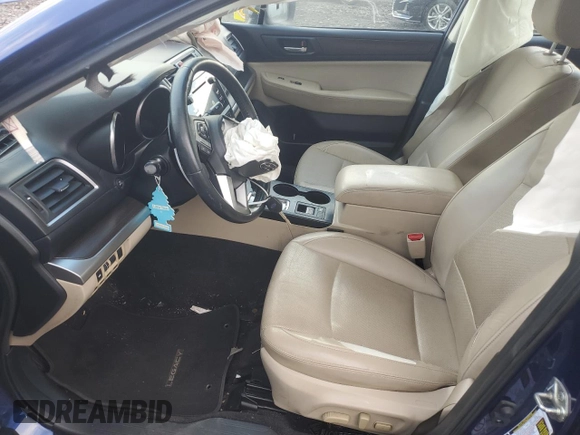 2015 Subaru Legacy Limited with VIN 4S3BNAJ68F3019695, listed as a Copart auction lot 63159095 with 90,617 mi miles and Salvage title. Bid and sale history available at DreamBid. Image 7.