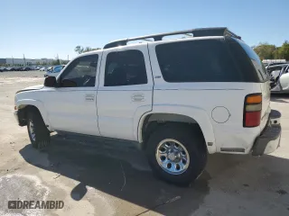 2005 Chevrolet Tahoe Z71 with VIN 1GNEK13T15R128902, listed as a Copart auction lot 48182825 with 203,800 mi miles and Salvage Title. Bid and sale history available at carsss.com. Image 2.