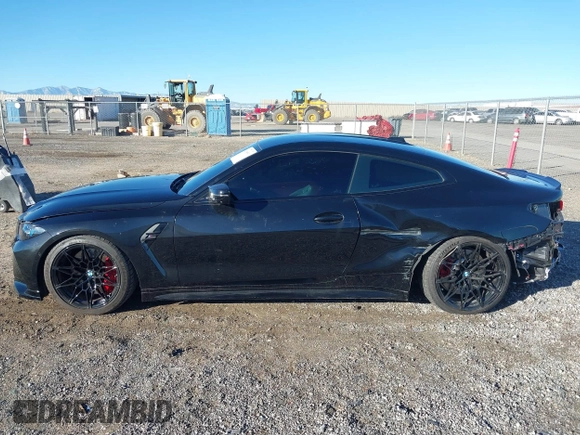 2025 BMW M4 Competition with VIN WBS23HK07SCT26285, listed as a IAAI auction lot 41306911 with 2,349 mi miles. Bid and sale history available at carsss.com. Image 15.