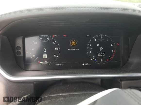 2019 Land Rover Range Rover HSE z VIN SALGS2SV4KA525727, wystawiony jako Copart lot #60327345 z przebiegiem 56 543 mil mil oraz Szkoda całkowita • Salvage title. Historia ofert i sprzedaży dostępna na DreamBid. Obrazek 9.
