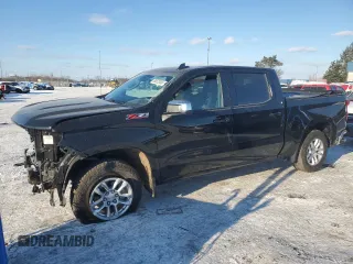 2023 Chevrolet Silverado 1500 LT with VIN 3GCUDDED3PG329483, listed as a Copart auction lot 88522005 with 12,491 mi miles and Clean Title. Bid and sale history available at carsss.com. Image 1.