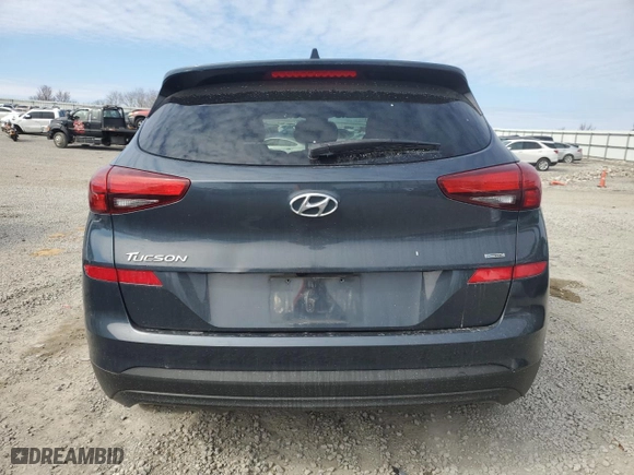 2019 Hyundai Tucson SE with VIN KM8J2CA44KU881407, listed as a Copart auction lot 47312045 with 156,431 mi miles and Salvage Title. Bid and sale history available at carsss.com. Image 6.