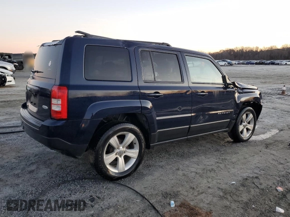 2014 Jeep Patriot Latitude with VIN 1C4NJPFBXED771229, listed as a Copart auction lot 84283034 with 136,340 mi miles and Non Repairable. Bid and sale history available at carsss.com. Image 3.