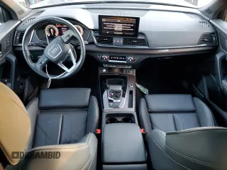 2023 Audi Q5 Sportback S line Premium Plus with VIN WA15AAFY6P2029033, listed as a Copart auction lot 85507094 with 24,289 mi miles and Salvage title. Bid and sale history available at DreamBid. Image 8.
