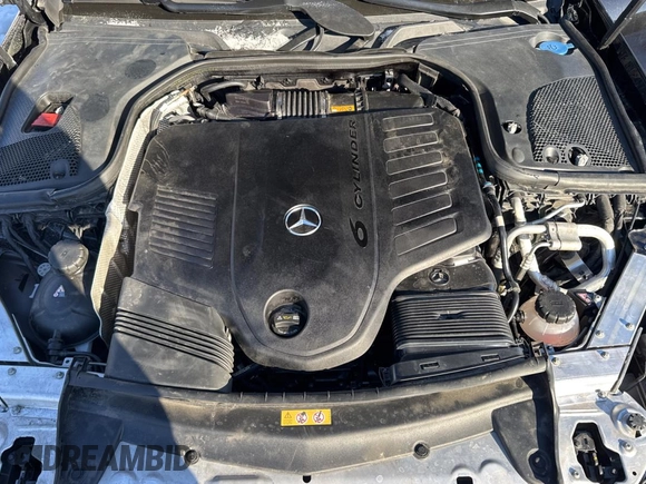 2023 Mercedes-Benz E-Class E 450 with VIN W1K1K5KB9PF199332, listed as a Copart auction lot 85362034 with 7,290 mi miles and Salvage Title. Bid and sale history available at carsss.com. Image 7.
